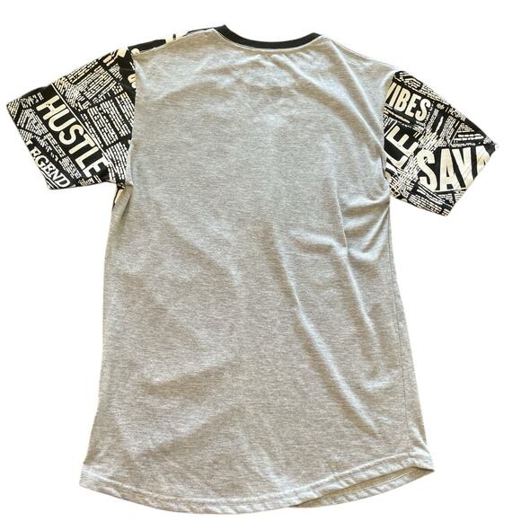 OG Hustle Graphic T-Shirt Men’s M Multicolor Short Sleeve Raised Letters - Picture 3 of 5